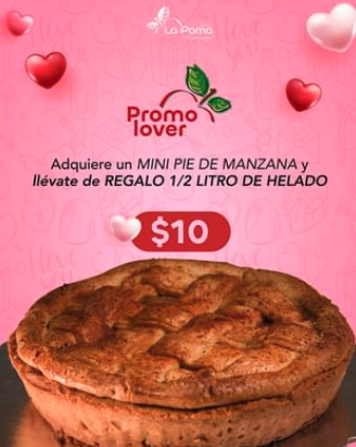 PROMO - PAY MANZANA + 1/2 LITRO HEL. VAINILLA